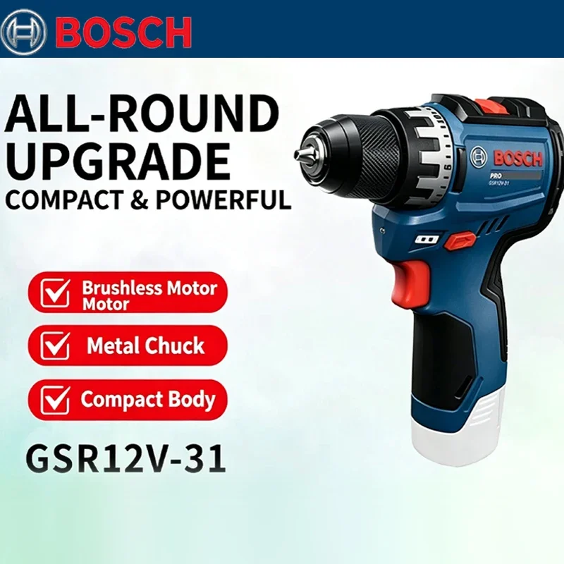 Power Tools Professional - Bosch GSR 12V-31 Brushless Electric Drill