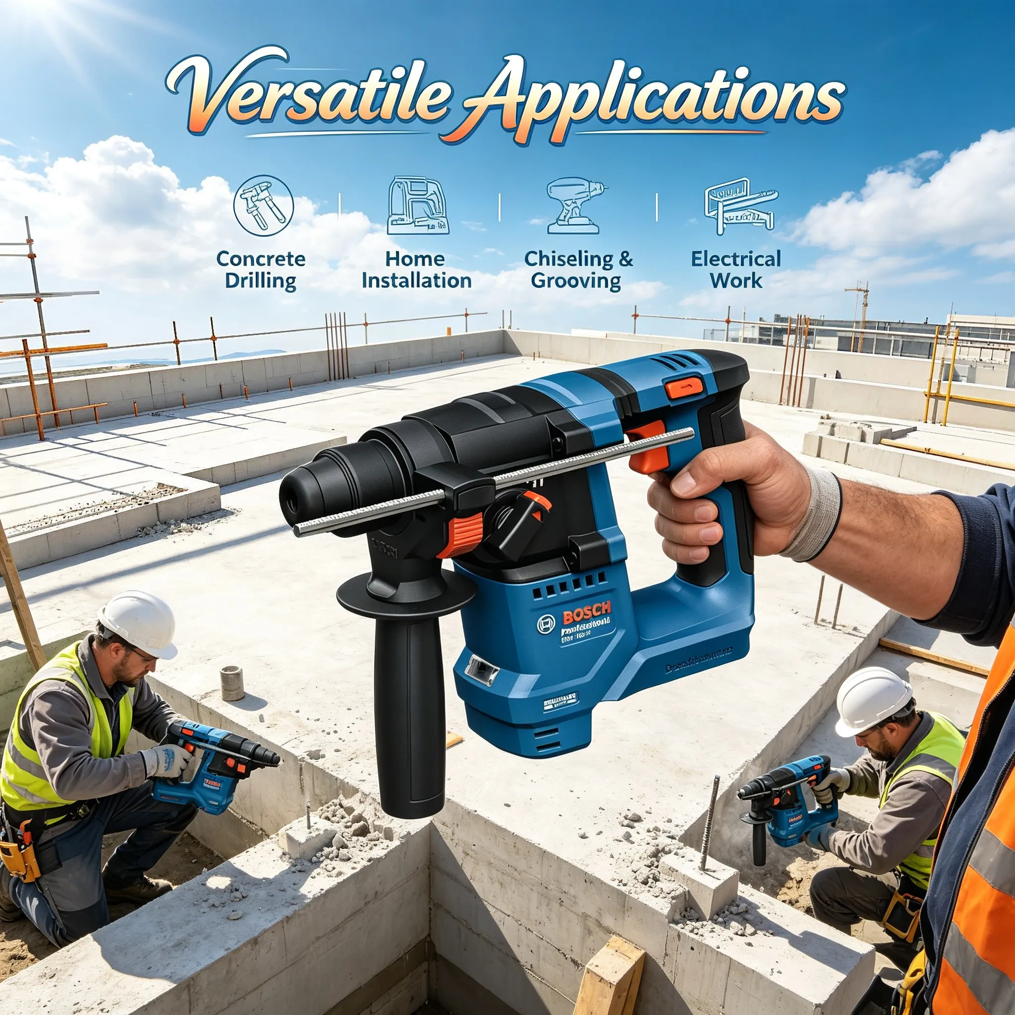 BOSCH GBH 18V-18 Cordless Rota - Power Tools Professional review and price