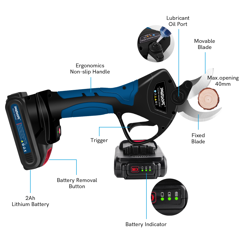 Electric Pruning Shears 40MM S - Power Tools Electrical review and price