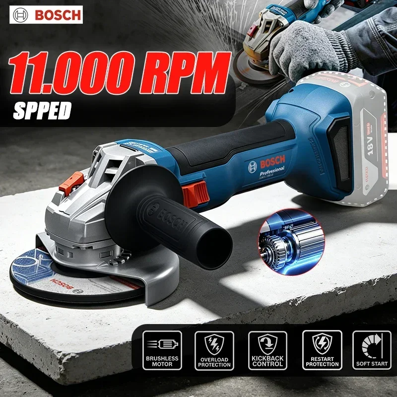BOSCH GWS 18V-8 Cordless Angle - Power Tools Professional review and price
